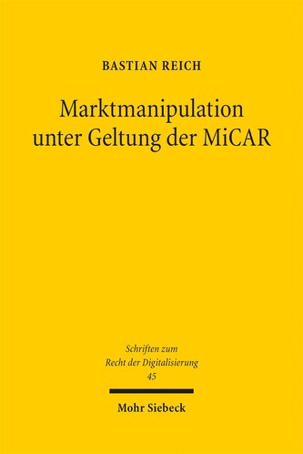 Marktmanipulation unter Geltung der MiCAR
