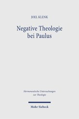 Negative Theologie bei Paulus