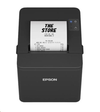 Epson TM-T20IV, USB, RS232, 8 dots/mm (203 dpi), řezačka, černá