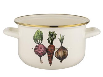 SMALTOVANÝ HRNEC WARZYWKA 22CM 6L