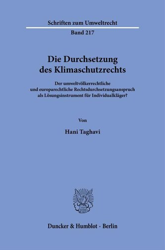 Die Durchsetzung des Klimaschutzrechts