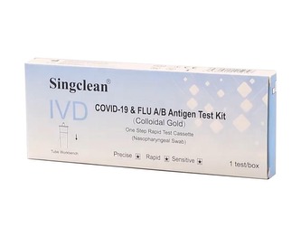 1x  3v1 Chřipka A/B/SARS-CoV-2 výtěrový test