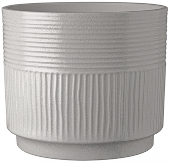 Keramický květináč Nara – gray clay, 16 x 14 cm