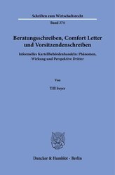 Beratungsschreiben, Comfort Letter und Vorsitzendenschreiben