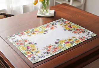 Dekorační ozdobný ubrousek JARNÍ LOUKA I. 32x45 cm Mybesthome