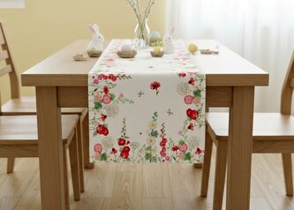 Vzorovaný ubrus - běhoun na stůl FLOWERS II. 40x220 cm Mybesthome