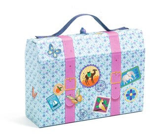 Písacia sada v kufríku modrý