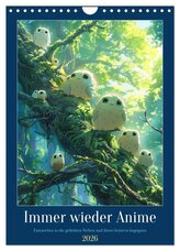 Immer wieder Anime (Wandkalender 2026 DIN A4 hoch), CALVENDO Monatskalender