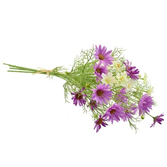 Luční kvítí kopretiny sv. fialové 70 cm