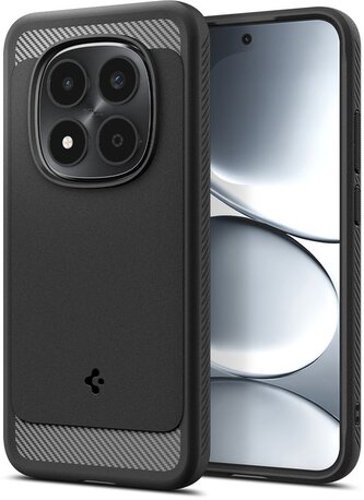 Spigen Rugged Armor, matte black - Xiaomi Redmi Note 15 Pro 5G