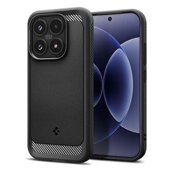 Spigen Rugged Armor, matte black - Xiaomi 17