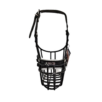 Náhubek černý/kůže kokr, foxteriér, velššpringršpaněl - fena