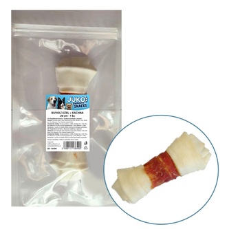 Uzel buvolí s kachním masem JUKO Snacks 20cm (1 ks)