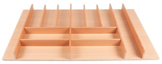 Příborník Elletipi Wood Line do zásuvky 90 cm, MDF buk, PLA N50045 18