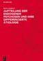 Aufteilung der endogenen Psychosen und ihre differenzierte Ätiologie