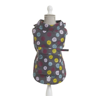 Pláštěnka Grey Dots 40 cm