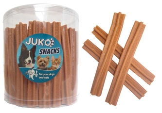 Jerky kříž Slanina JUKO Snacks 12,5 cm (50 ks)