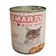 SMARTY Cat Hovězí chunks, konzerva 810 g