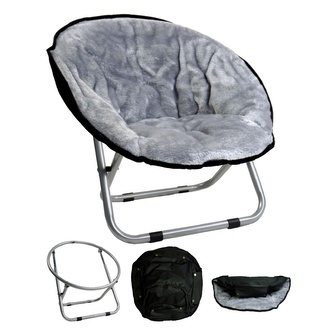 Relaxační křeslo šedé