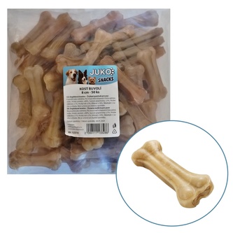Kost buvolí JUKO Snacks 8 cm (50 ks)