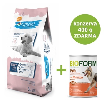 Diamant Dog Puppy 3 kg + Konzerva ZDARMA