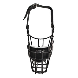 Náhubek černý/kůže kolie, belgický ovčák, baset - fena