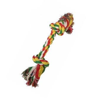 Lano bavlna 2 uzly 38 cm