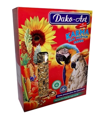 Krmivo velký papoušek Dako 800 g