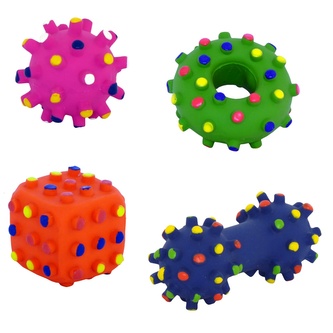 Hračka s ostny pískací 6-10 cm