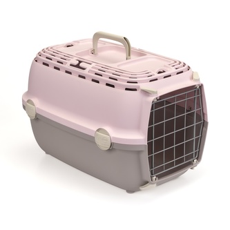 Přepravka Horizon kovová dvířka, romantická růžová