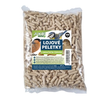 Lojové peletky s moučným červem JUKO, sáček 500 g