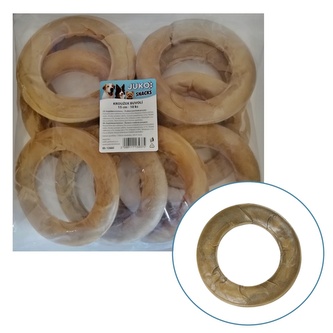 Kroužek buvolí JUKO Snacks 15 cm (10 ks)