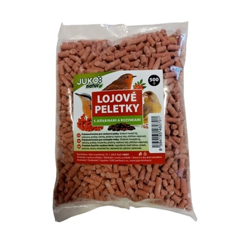 Lojové peletky s rozinkami a jeřabinami JUKO, sáček 500 g