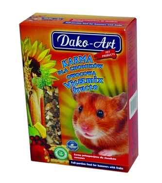 Krmivo s ovocem křeček Dako 500 g