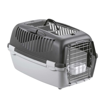 Gulliver 3 Deluxe Top Free horní otvírání s miskou - kovová dvířka, šedá