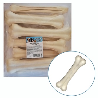 Kost buvolí bílá JUKO Snacks 25 cm (10 ks)