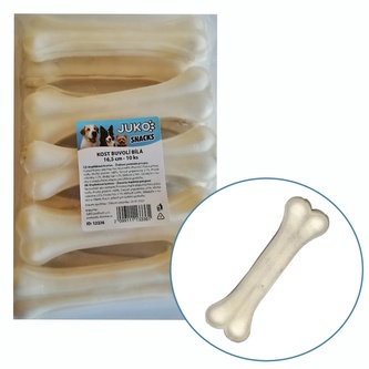 Kost buvolí bílá JUKO Snacks 16,5cm (10 ks)
