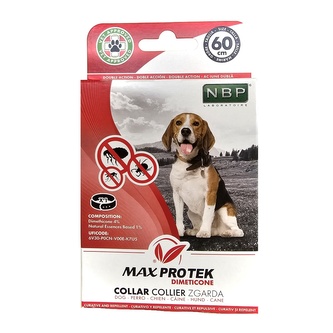 Max Protek repelentní fluorescenční obojek, pes 60 cm