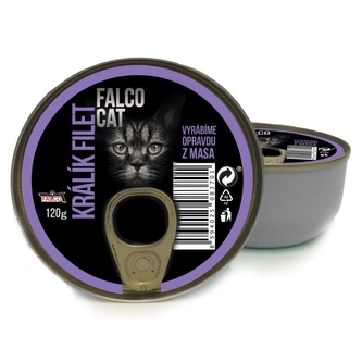 FALCO CAT králík filet, konzerva 120 g