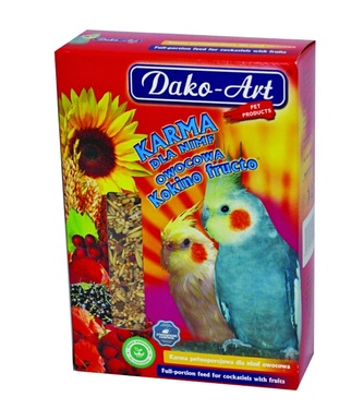 Krmivo s ovocem korela Dako 500 g