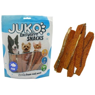 Salmon Strip with Fish Skin JUKO Snacks 250 g