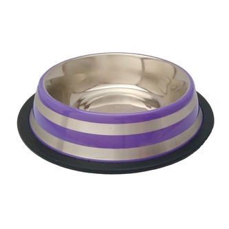 Miska nerez stabilní barva fialová 0,8 l