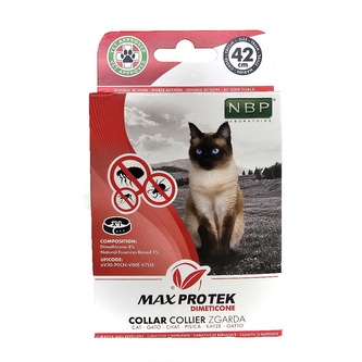 Max Protek repelentní fluorescenční obojek, kočka 42 cm