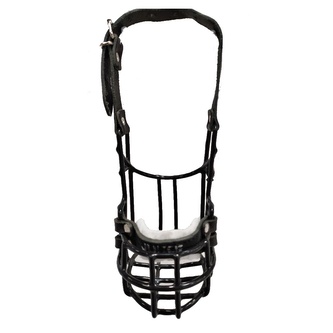 Náhubek černý/kůže knírač malý - fena