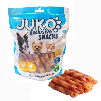 Chicken & Duck Roll JUKO Snacks 250 g