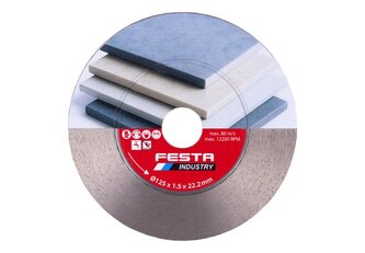 Kotouč diamantový FESTA INDUSTRY řezný/brusný 125x1,4x22.2mm