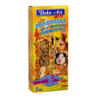 Tyčinka hlodavec s ovocem Dako (2 ks)
