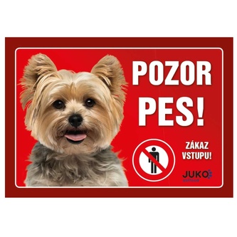 Cedulka Juko JORKŠÍRSKÝ TERIÉR