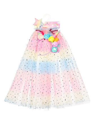 Souza! - dětský kostým – plášť jednorožce s čelenkou a hůlkou - 3-4 roky