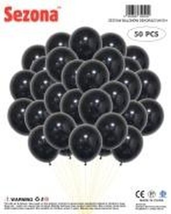 Balony czarne 50szt